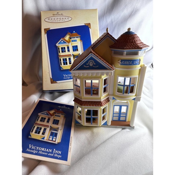 Hallmark Keepsake Ornaments Victorian Inn Nostalgic Houses and Shops 2002 #19 - Picture 2 of 3